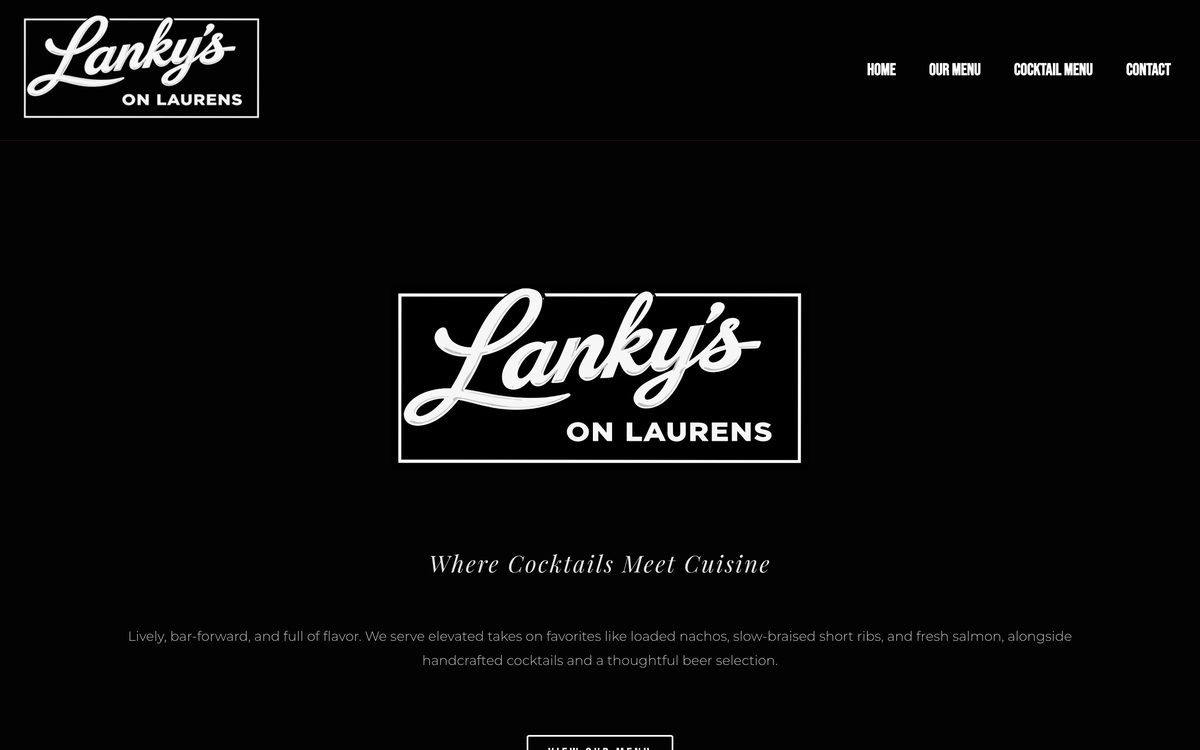 Lanky's on Laurens website
